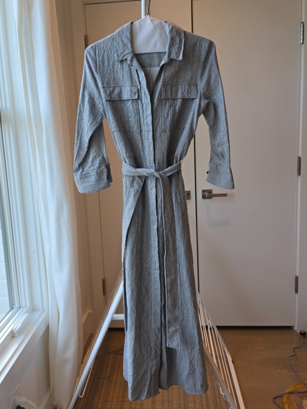 Rag and Bone Belted Shirt Dress